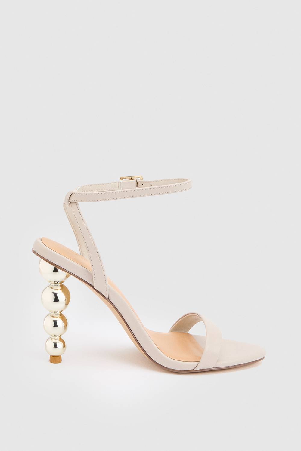 KarenMillen Sandale À Brides Avec Détail Talon En Cuir