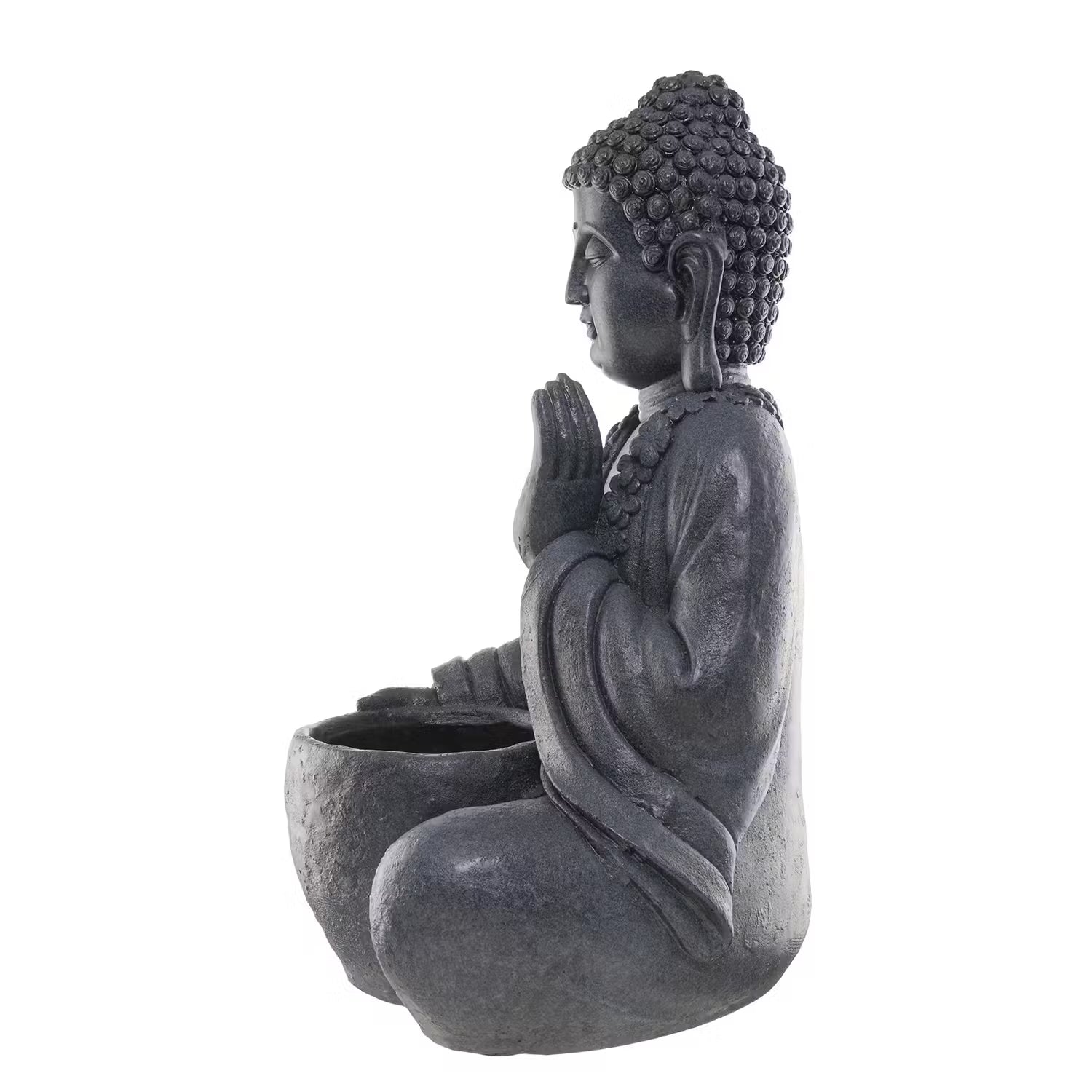 BUDDHA Statue mit Blumentopf