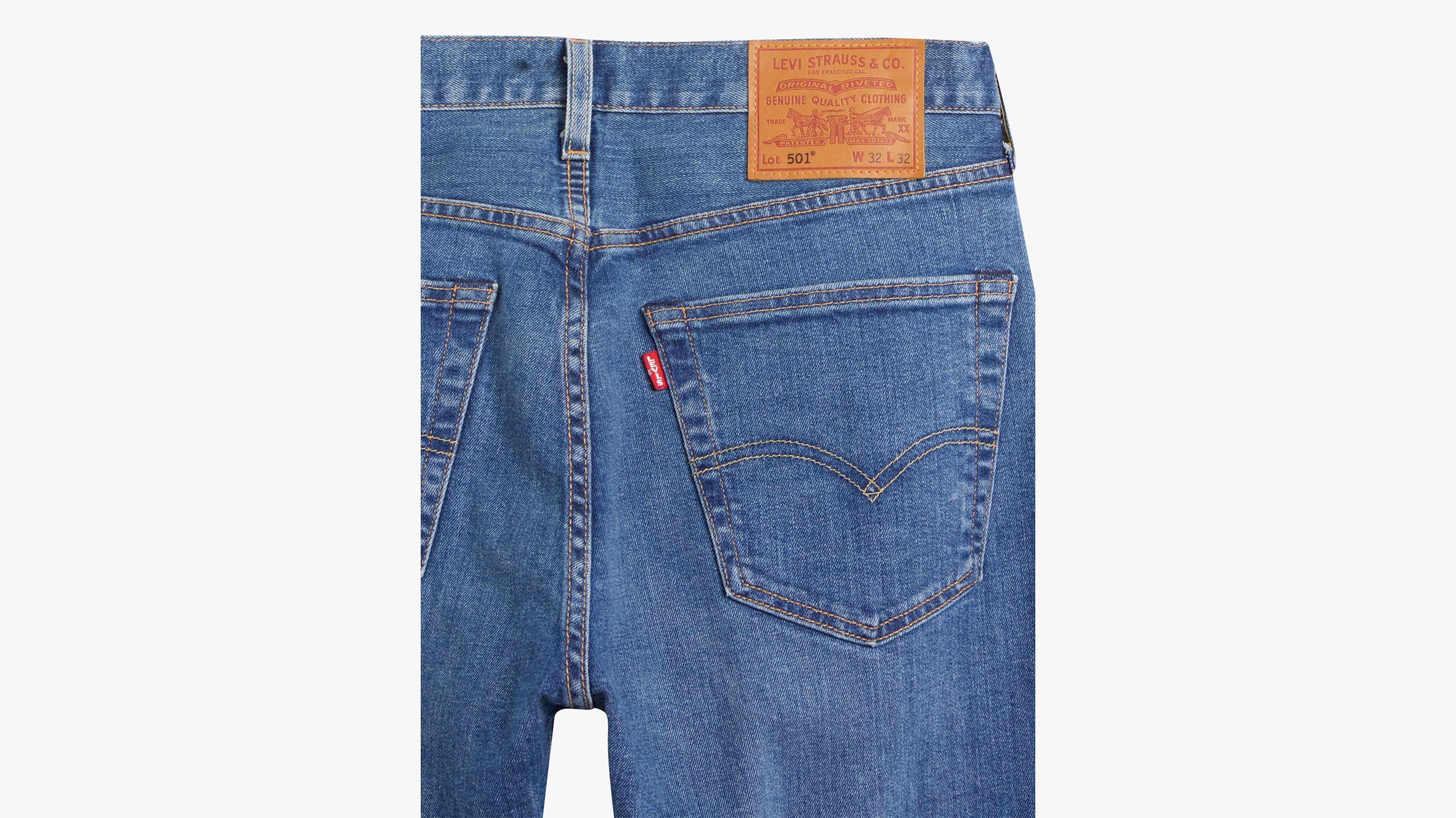 Jean 501® Levi's® Original - Medium Indigo Stonewash - Bleu