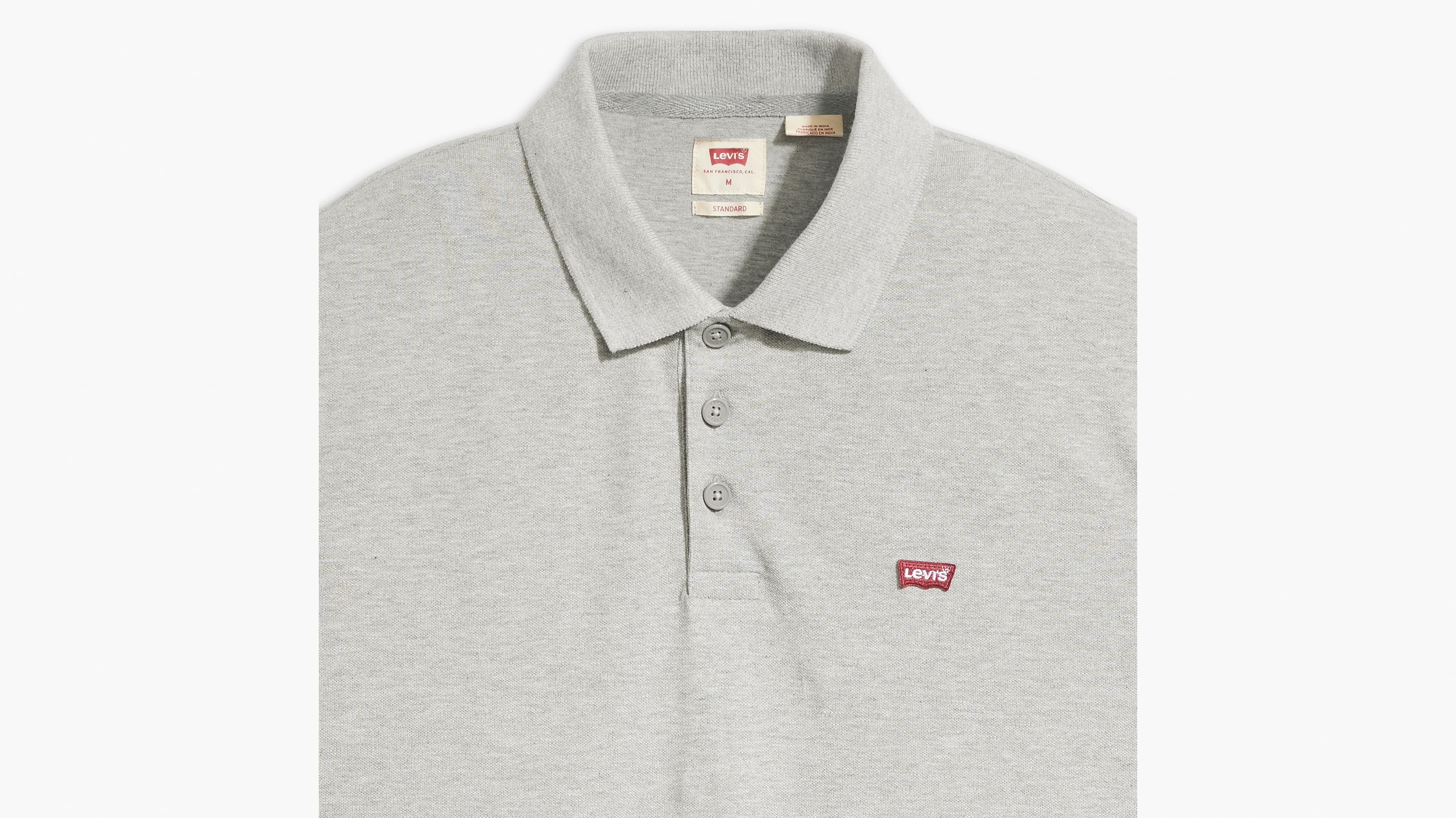 Polo Levi's griffé - Medium Grey Heather - Gris