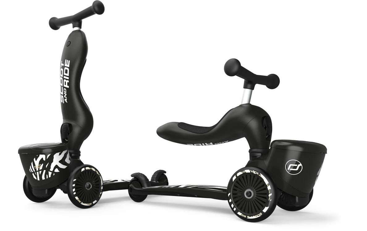 Scooter Zebra Schwarz<br>Scooter mit Sitz