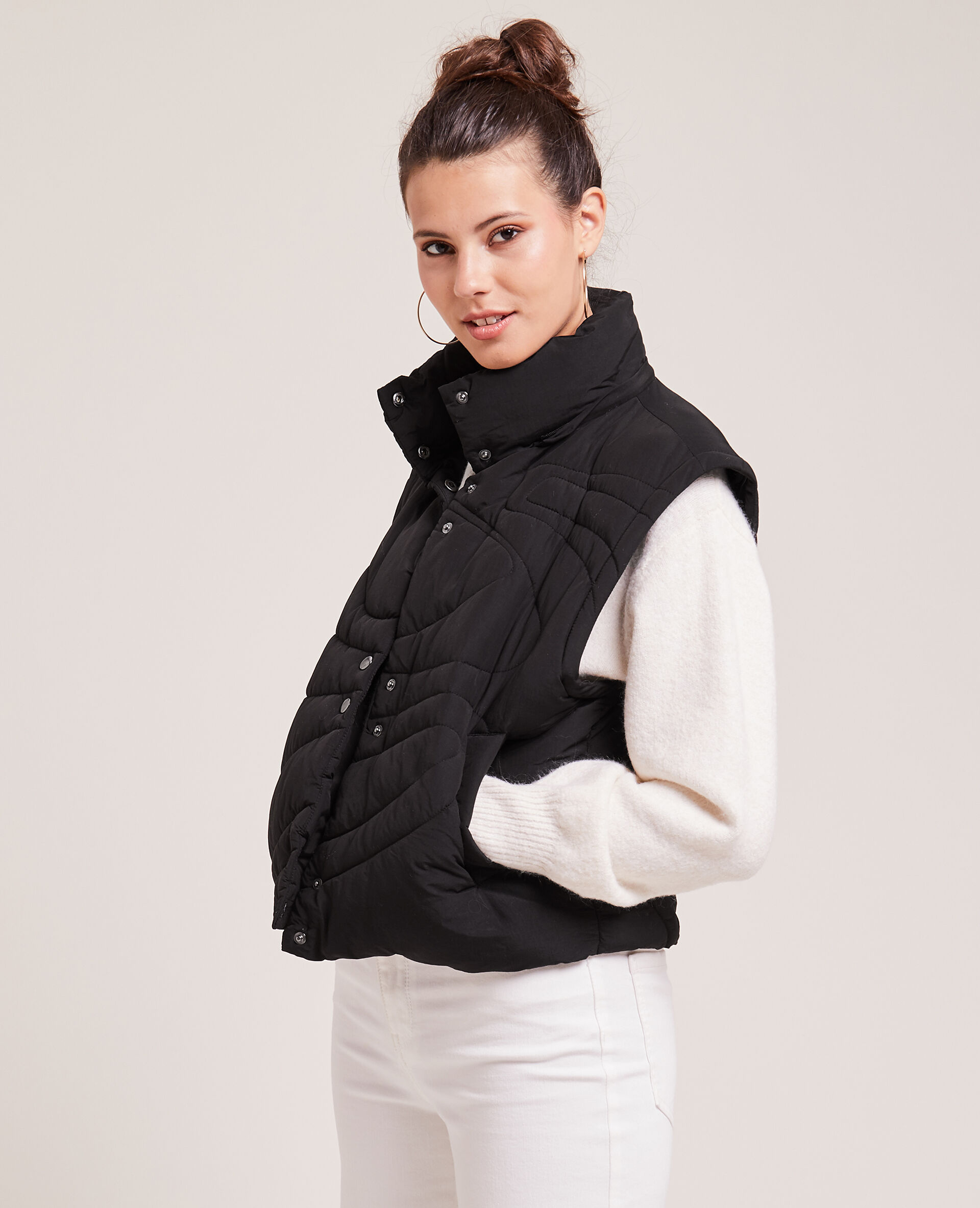 Doudoune matelassage wavy - Noir