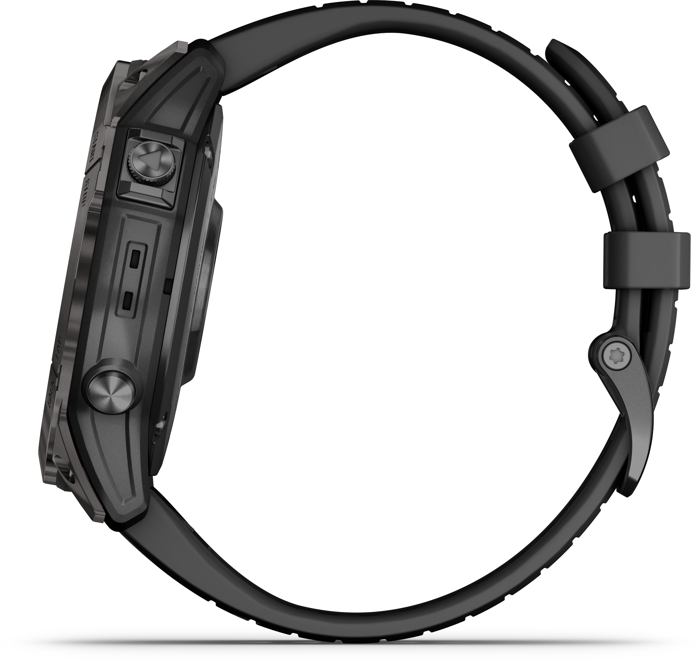 Fenix 7X Pro - Sapphire Solar - 51mm Carbon Gray Titan w/Black Band