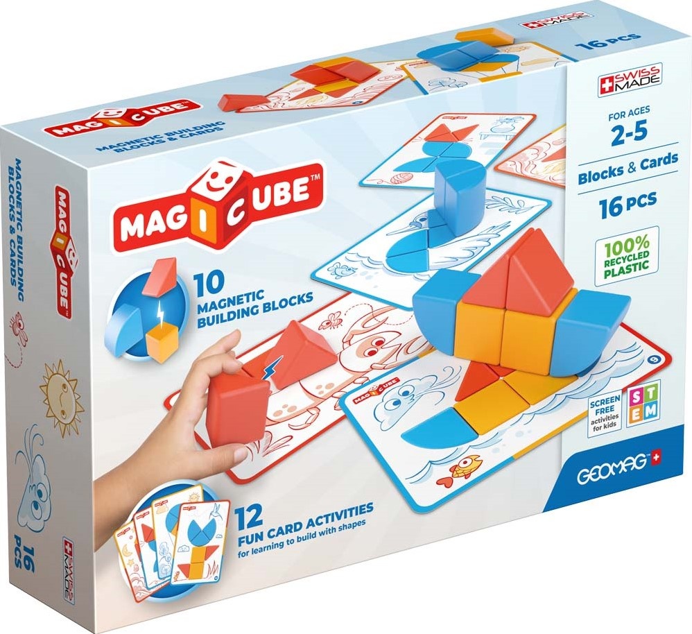 Geomag Geomag Magicube shapes blocks & cards 16-delig