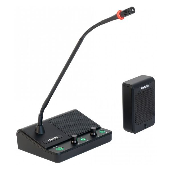 Fonestar Microfone com Intercomunicador Bi-Direcional para Vidro - GM-22P
