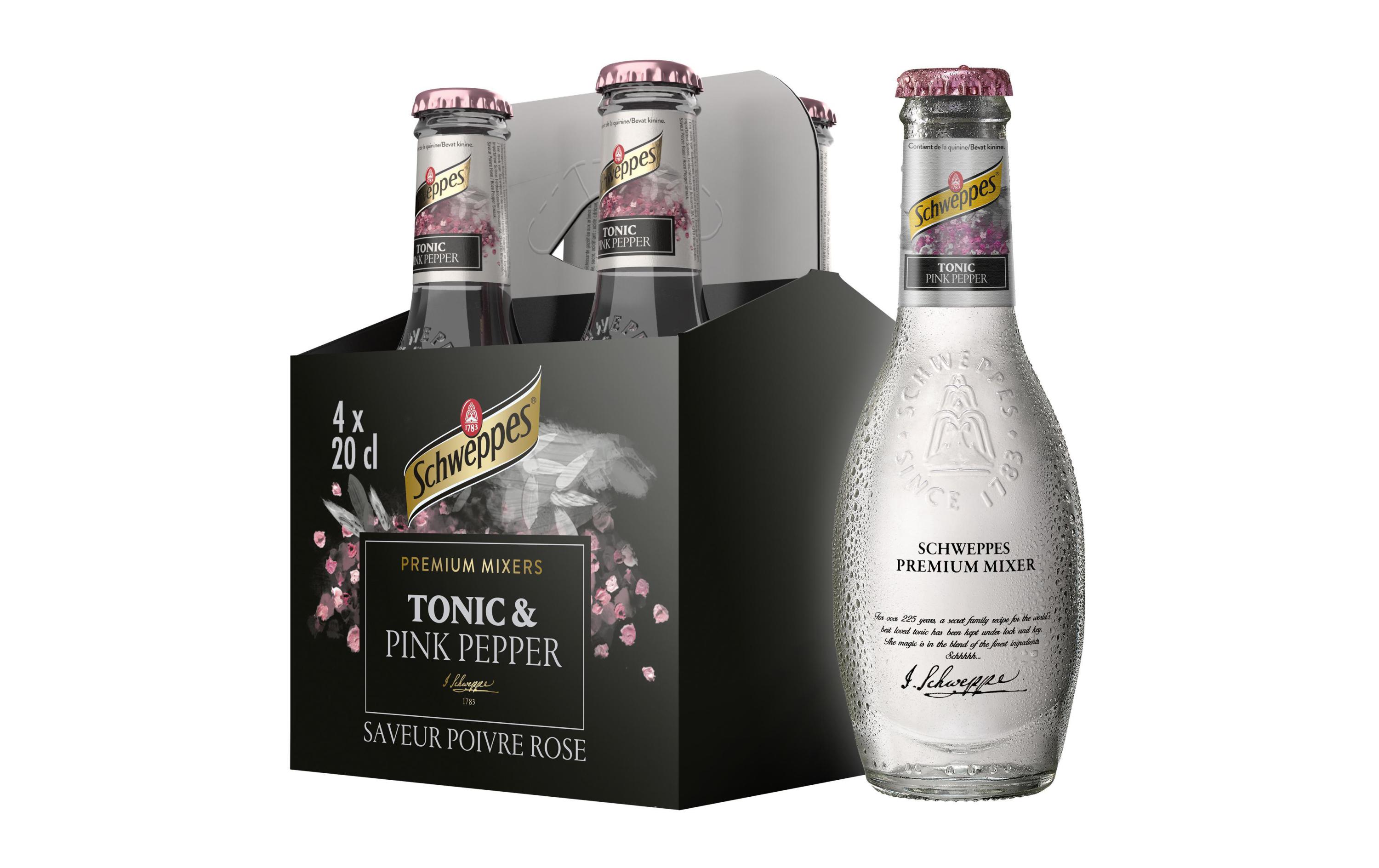 Premium Mixer Tonic & Pink Pepper 4 x 0.2 lPrickelndes Erfrischungsgetränk mit Pfefferaroma