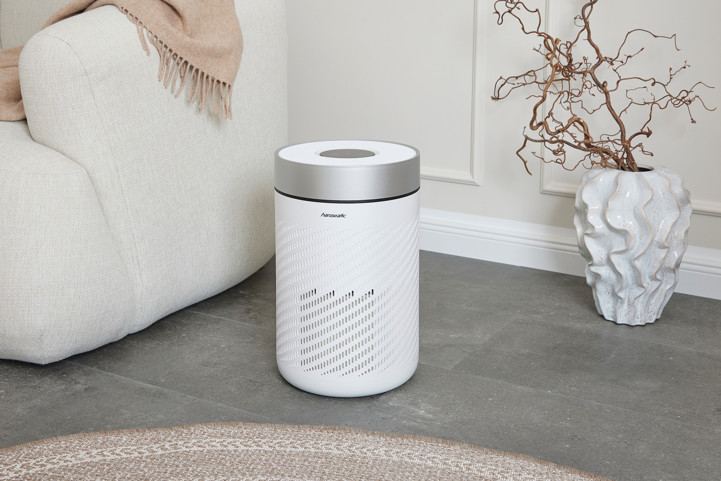 Hanseatic Luftreiniger »»KJ250«« für 65 qm Räume 22W, Top Filterstystem für Allergiker mit Ionentechnologie