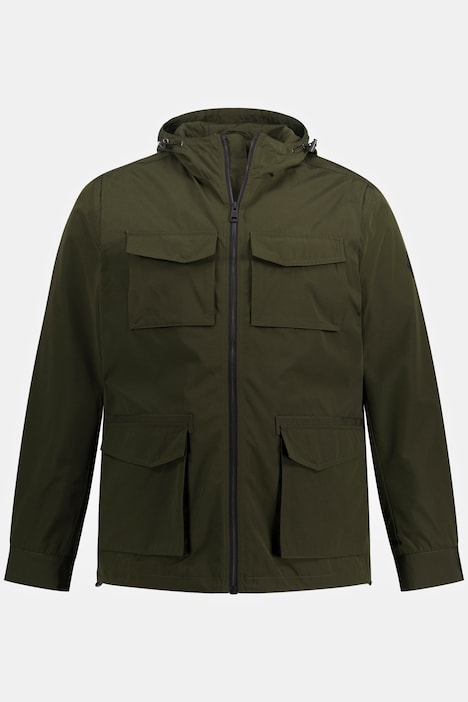 Fieldjacket, Ripstop, Kapuze, viele Taschen