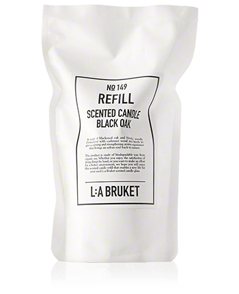 L:A BRUKET Home Fragrance 149 Refill Scented Candle Black Oak 260g