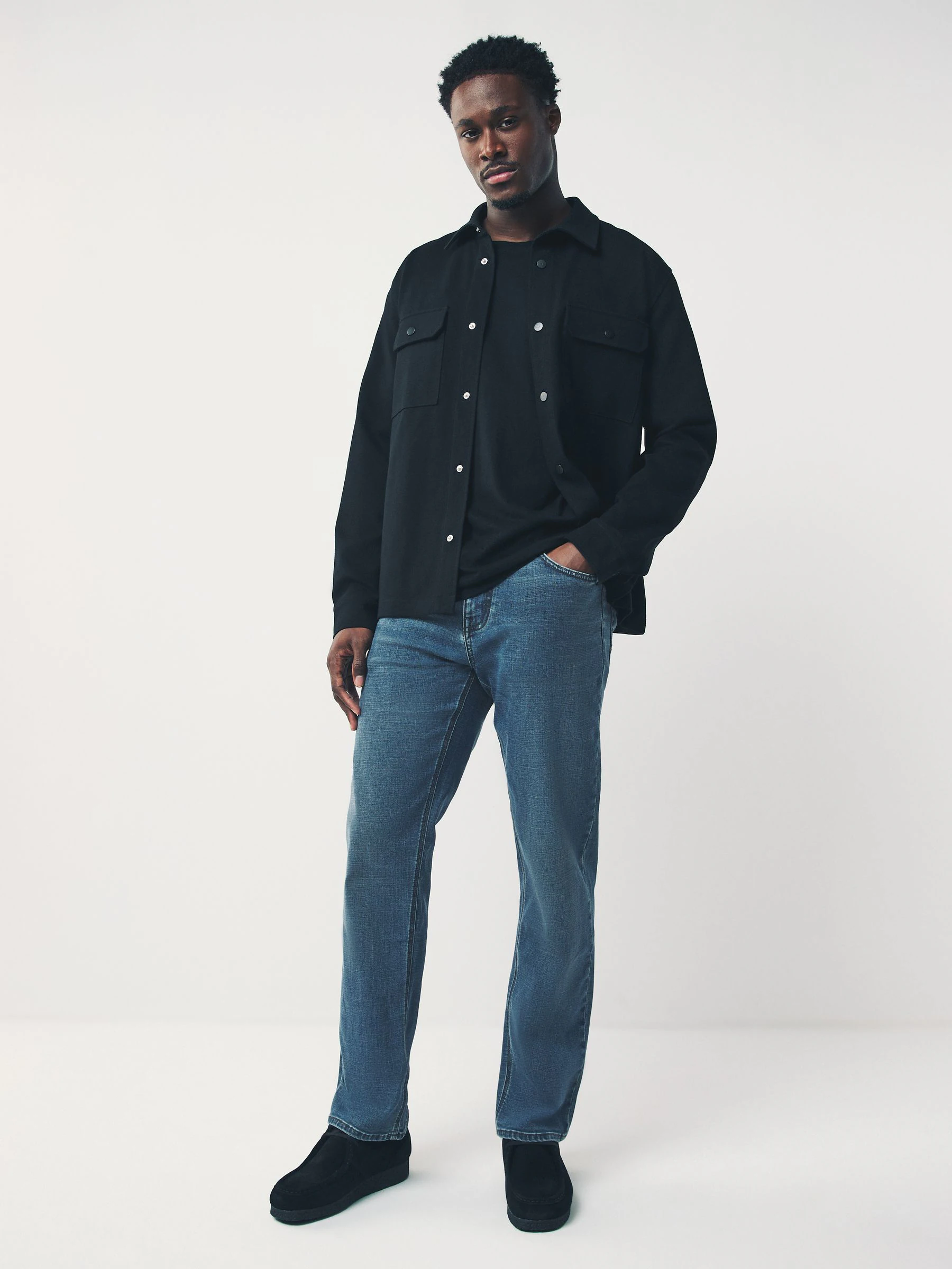 Lichtblauw - Straight fit - Motionflex jeans