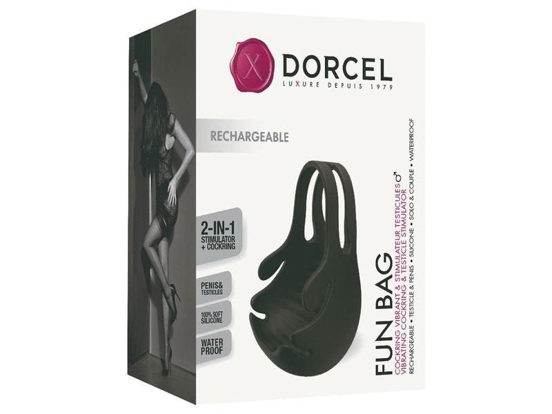 Marc Dorcel Penisring Fun Bag Hochwertiger Cockring mit Vibration