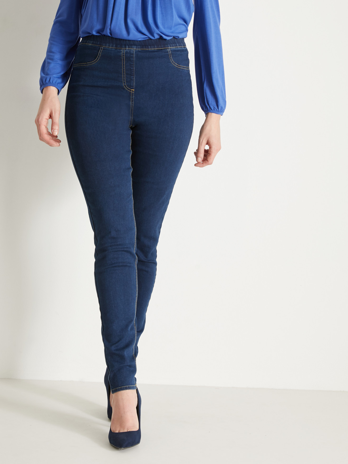 Tregging en denim