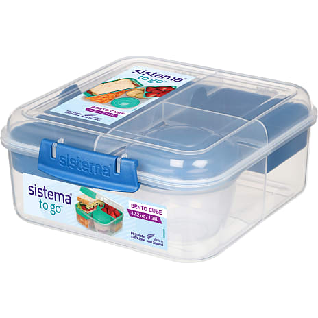 Sistema Bento Cube madkasse (1,25L) - flere varianter - assorteret