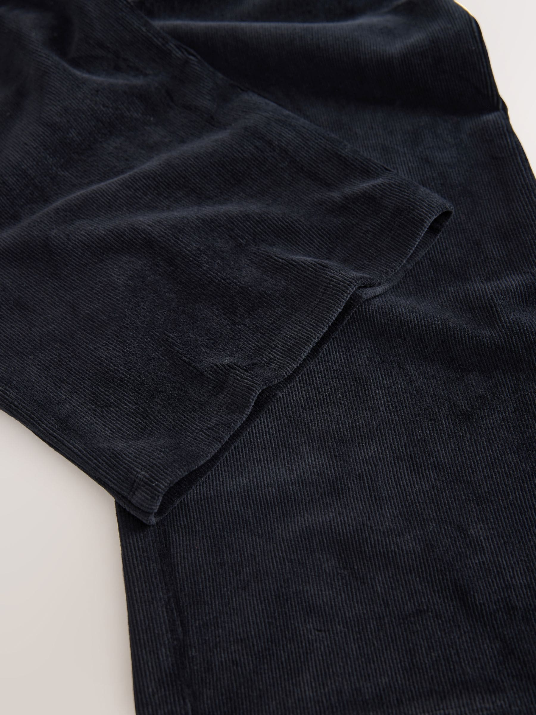 Zwart - Cord Wide Leg Trousers (3-16yrs)