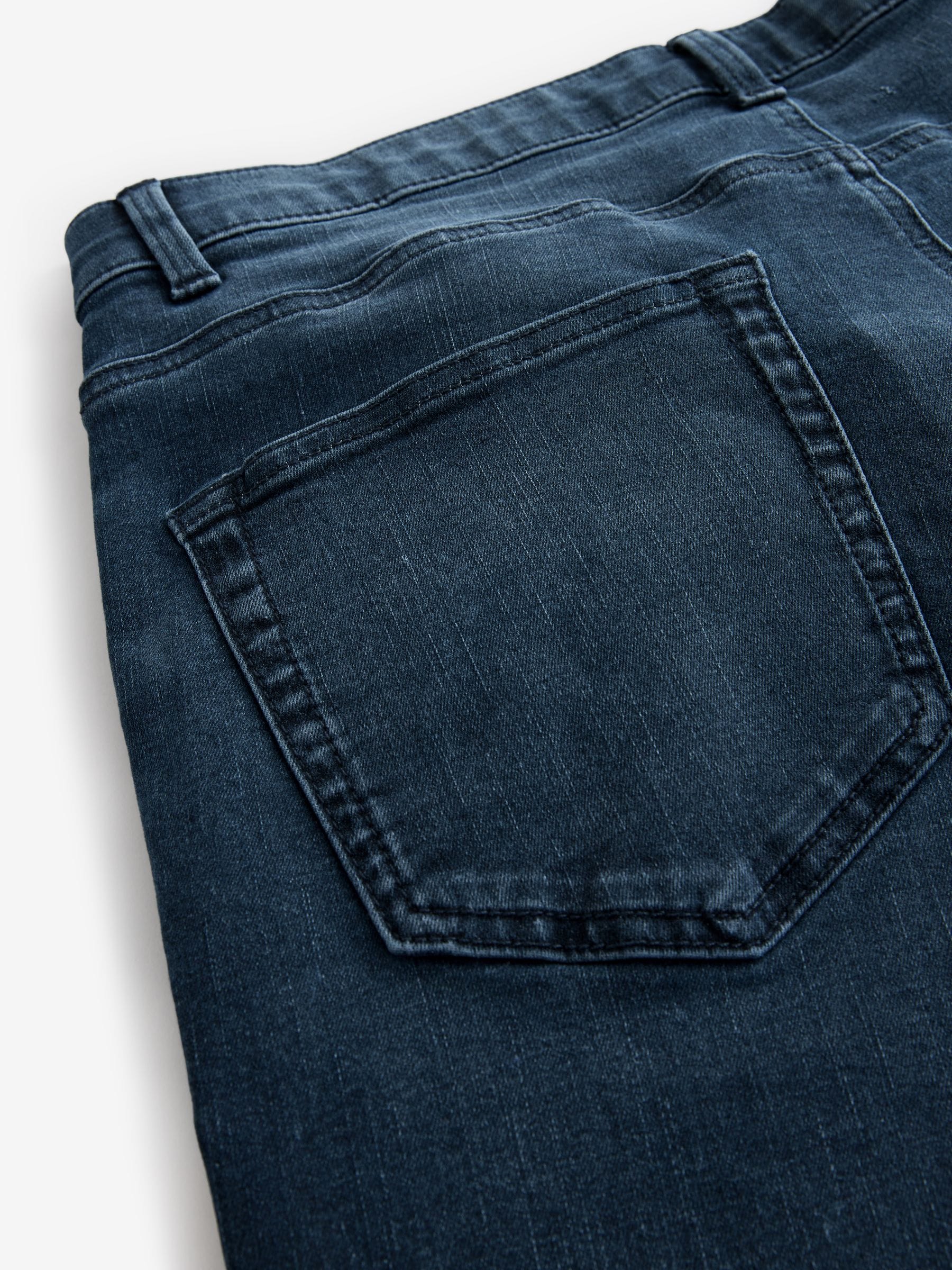Blauw staal - Enkele - Slim fit klassieke stretchy jeans