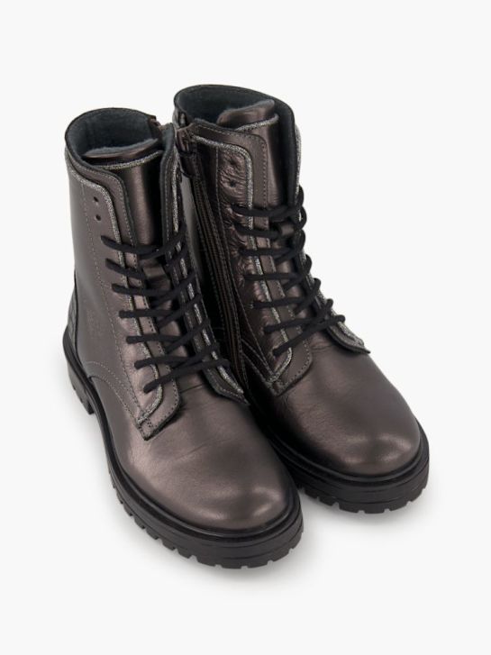 Vty Schnür-Stiefelette Silber