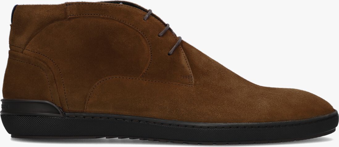 FLORIS VAN BOMMEL cognac floris van bommel veterschoenen sfm-50108
