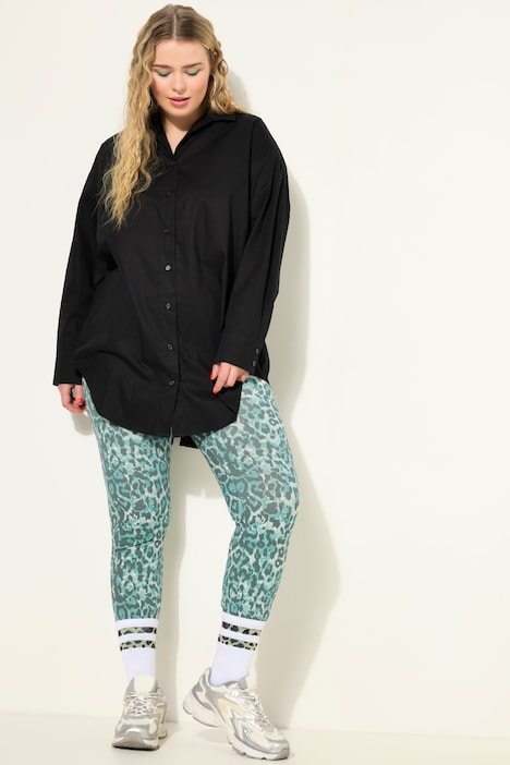 Leggings, High Waist, Color Leo, Elastikbund