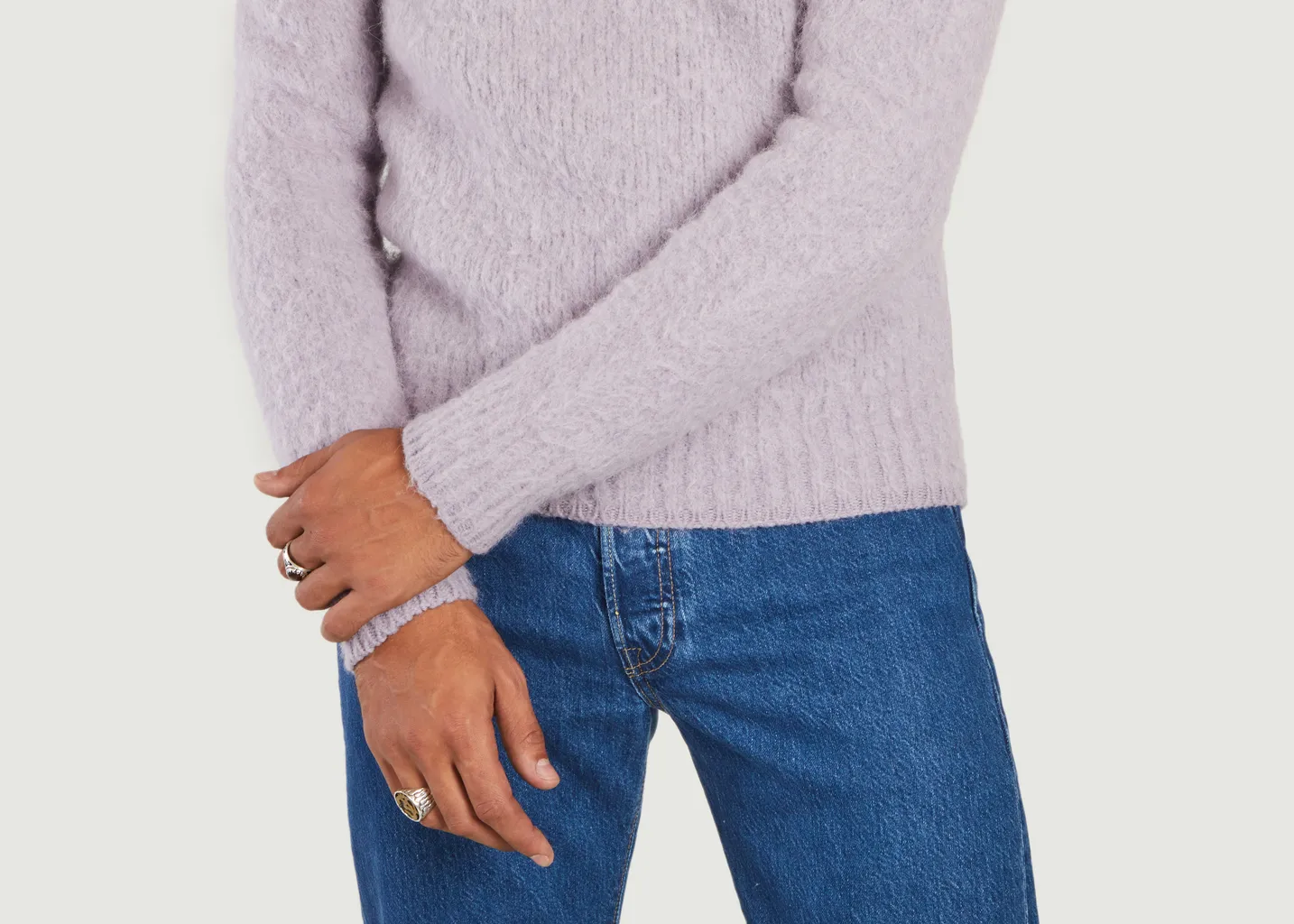 Pull col ras de cou AMI Paris