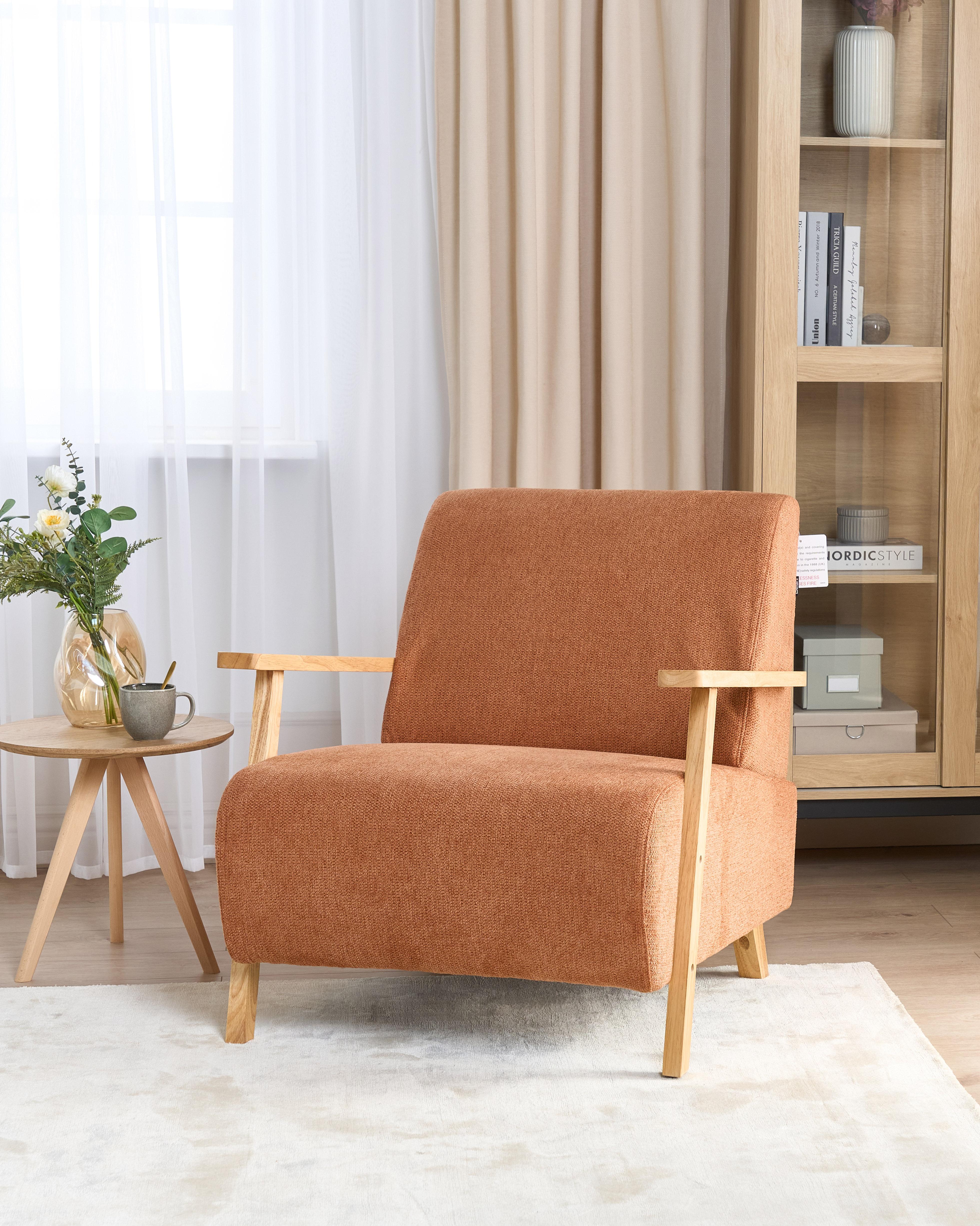 Fauteuil LESJA Stof Oranje