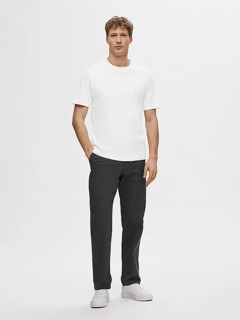 SELECTED T-Shirt SLHCOLMAN weiss