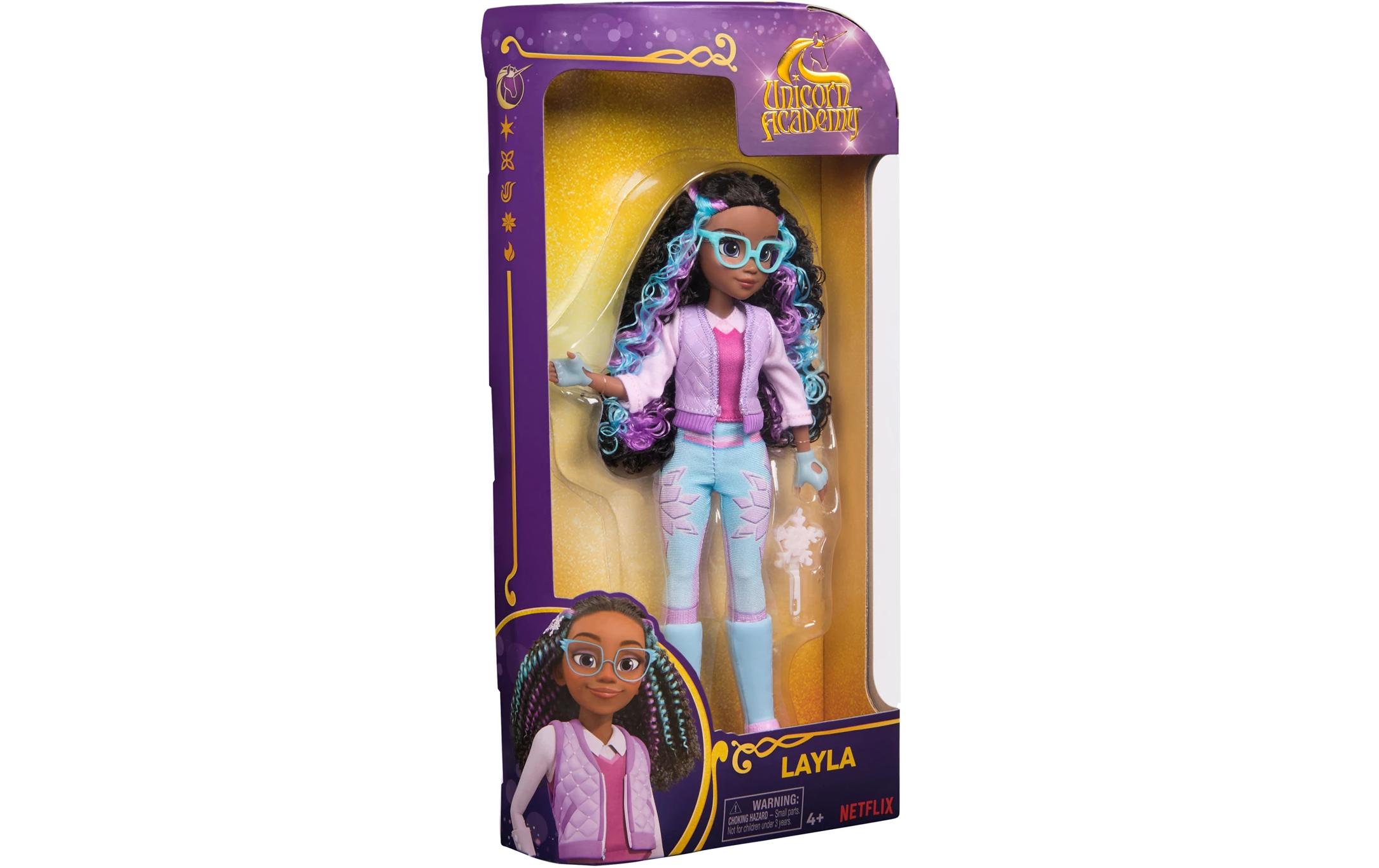 Unicorn Academy Unicorn Fashion Doll Layla 24 cmVollbewegliche Ankleidepuppe im Originaloutfit