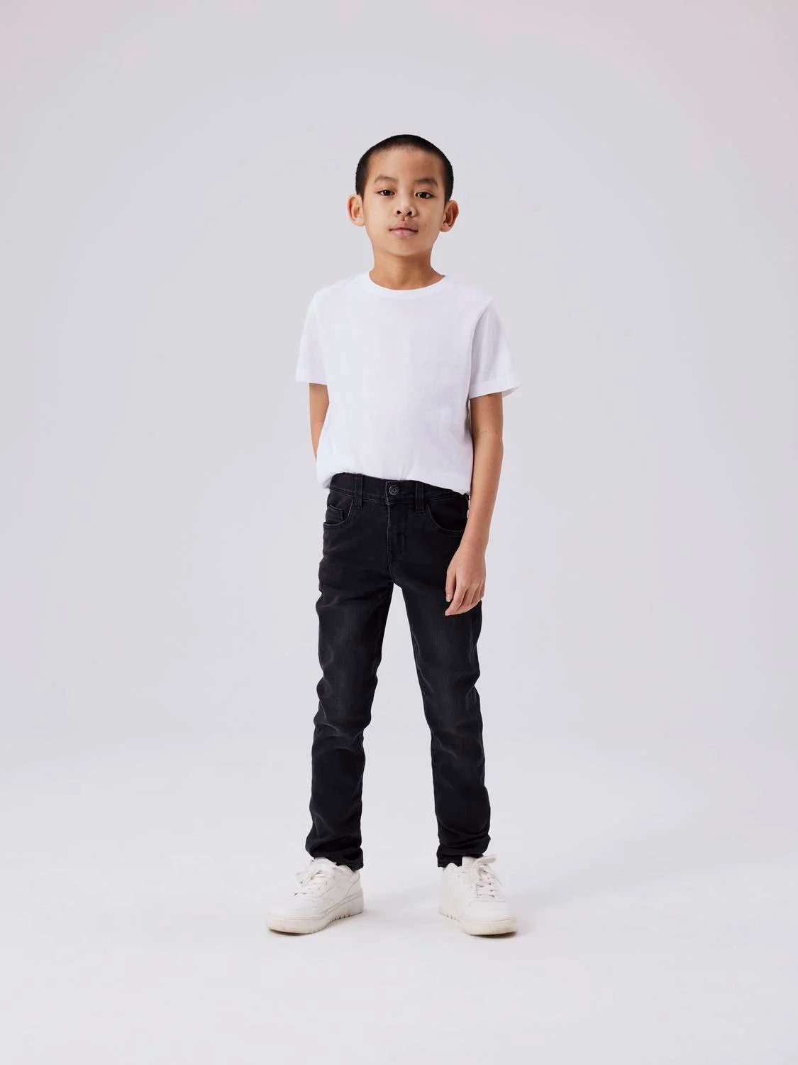 NAME IT slim fit jeans NKMROBIN black denim