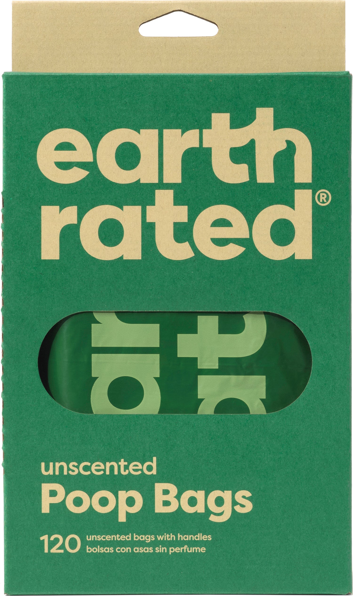 Earth Rated poepzakjes met handvatten 120 stuks