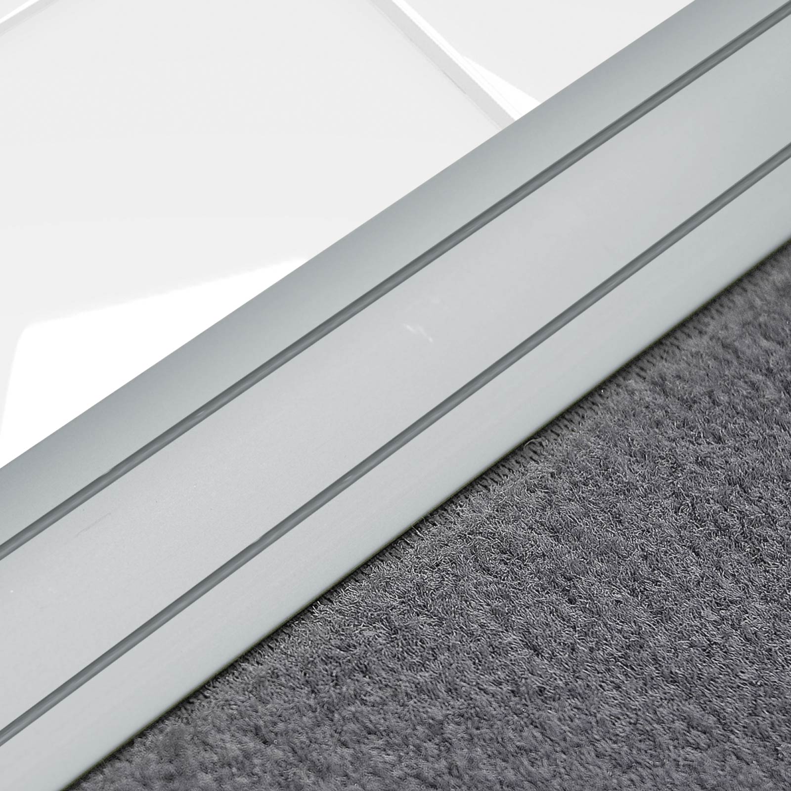 floordirekt Übergangsprofil | Abdeckleiste Firm | K132 | Form: C | Breite: 36 mm | Länge: 90 cm | Vorgebohrt