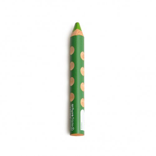 Kleurpotlood 3 in 1, ergonomische grip, groen