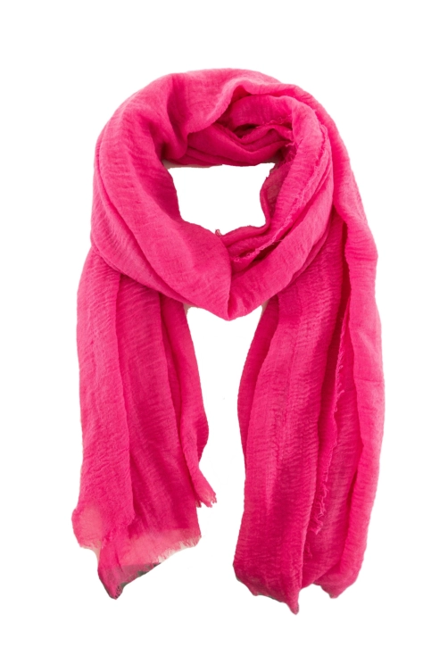 Echarpe only fluffa raspberry rose