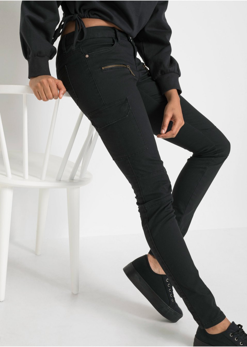 Pantalon cargo Skinny