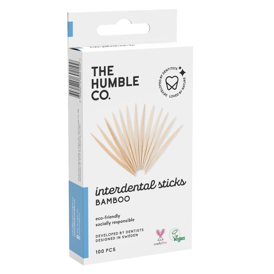 The Humble Co Bamboo Interdental Sticks 100pcs