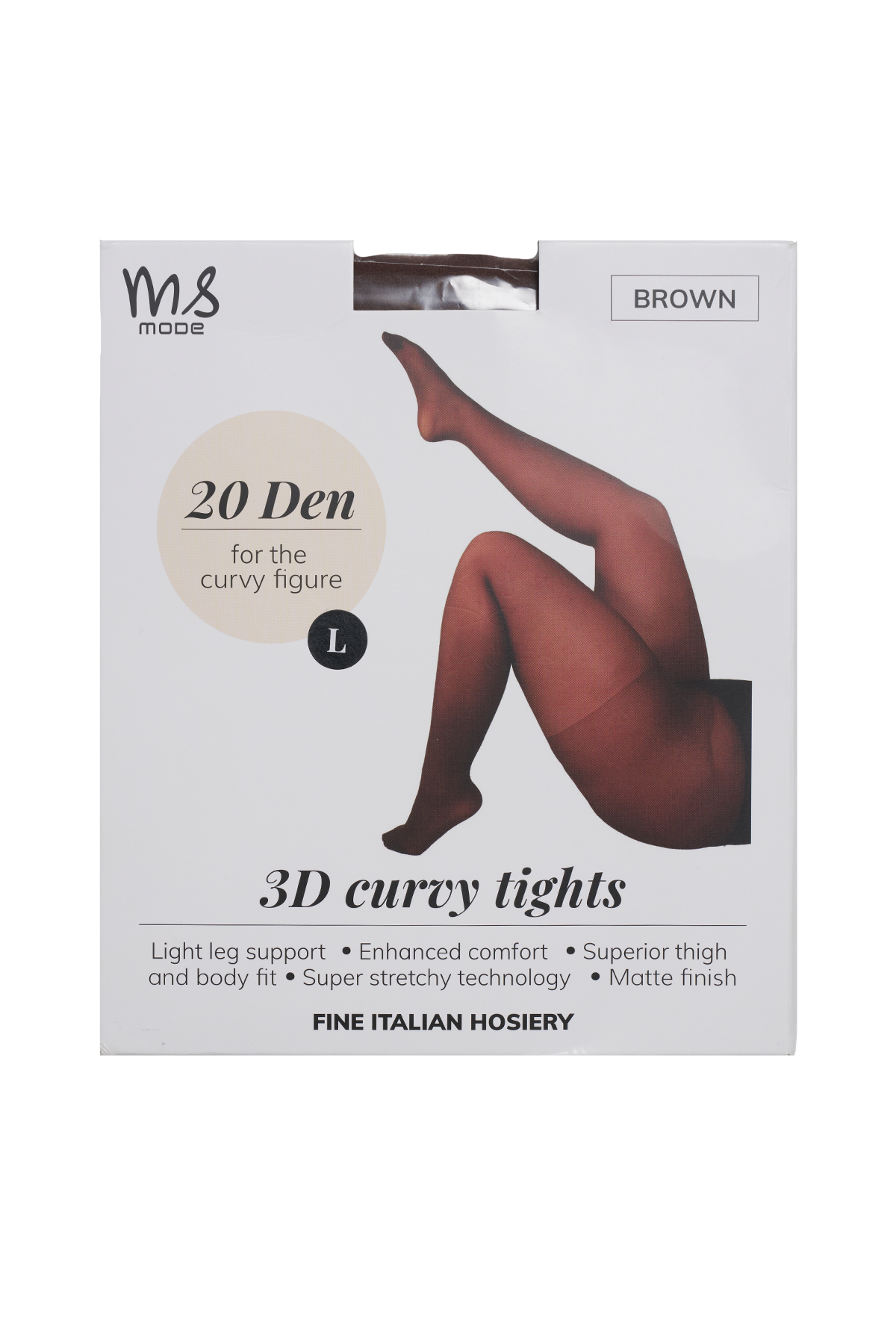 Super stretch panty 20 denier Bruin