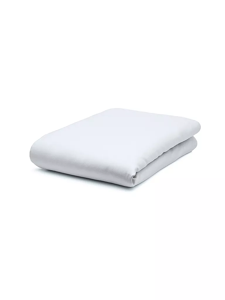 FLEURESSE Satin Spannleintuch Royal Uni 90x200cm Silber silber