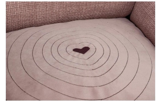TRIXIE Tierbett »Viviana, 80 cm x 60 cm, Altrosa« Polyester