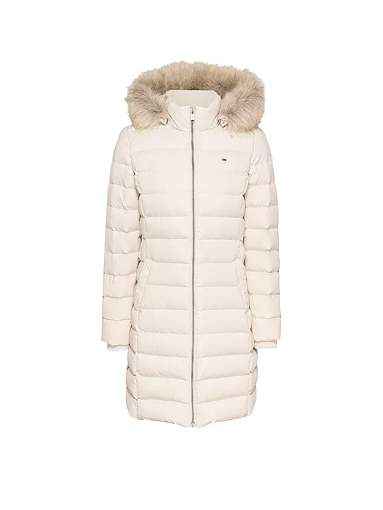 TOMMY JEANS Daunenmantel  beige