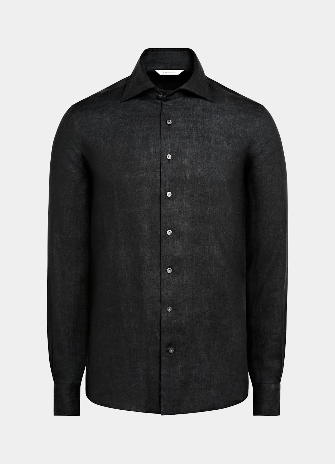 Chemise coupe Tailored noire