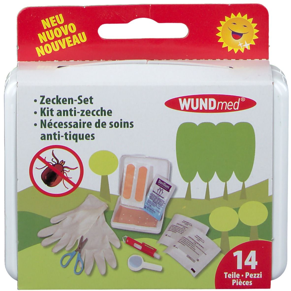 WUNDmed® Zecken-Set 14-teilig