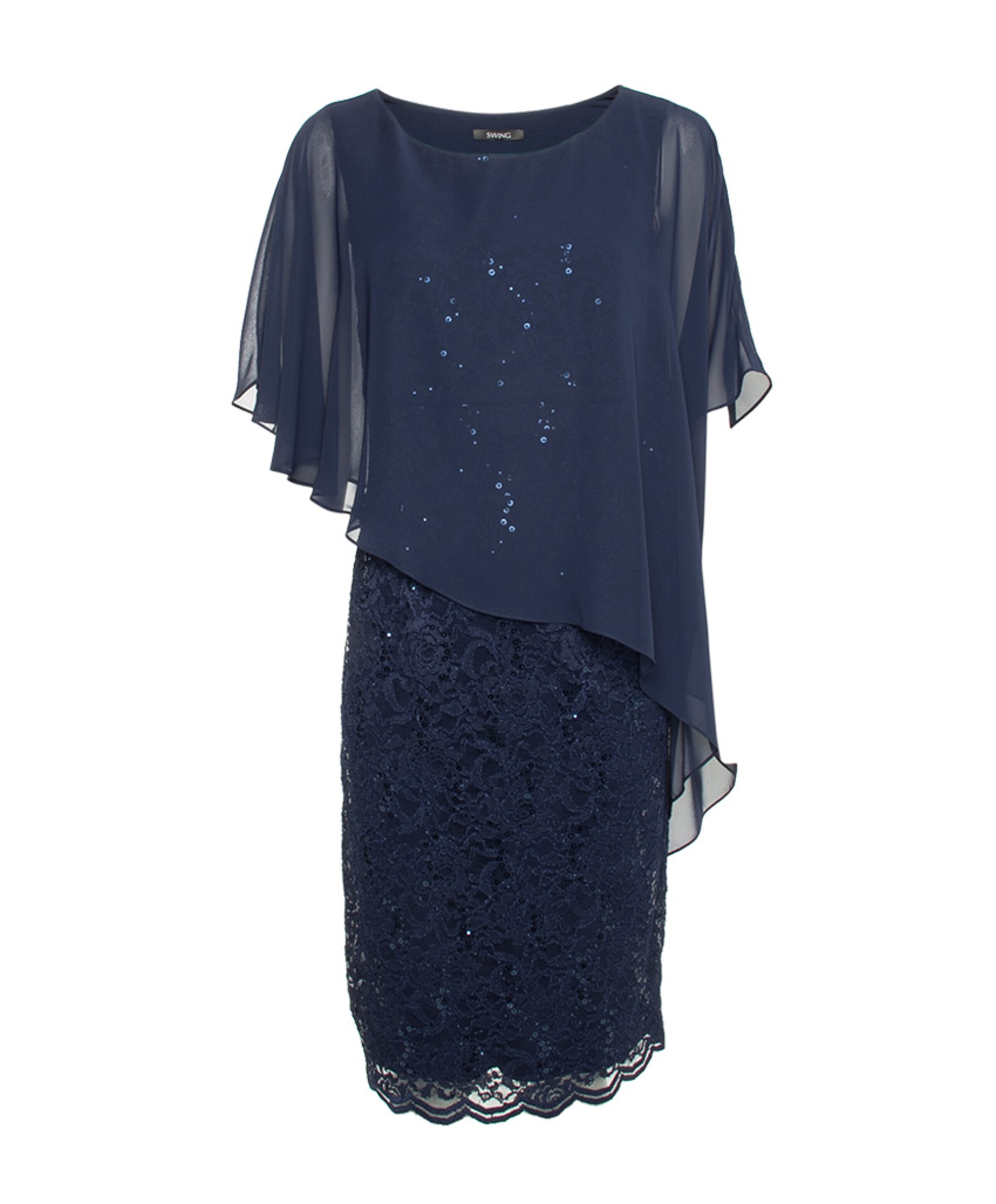 Swing Dames jurk blauw