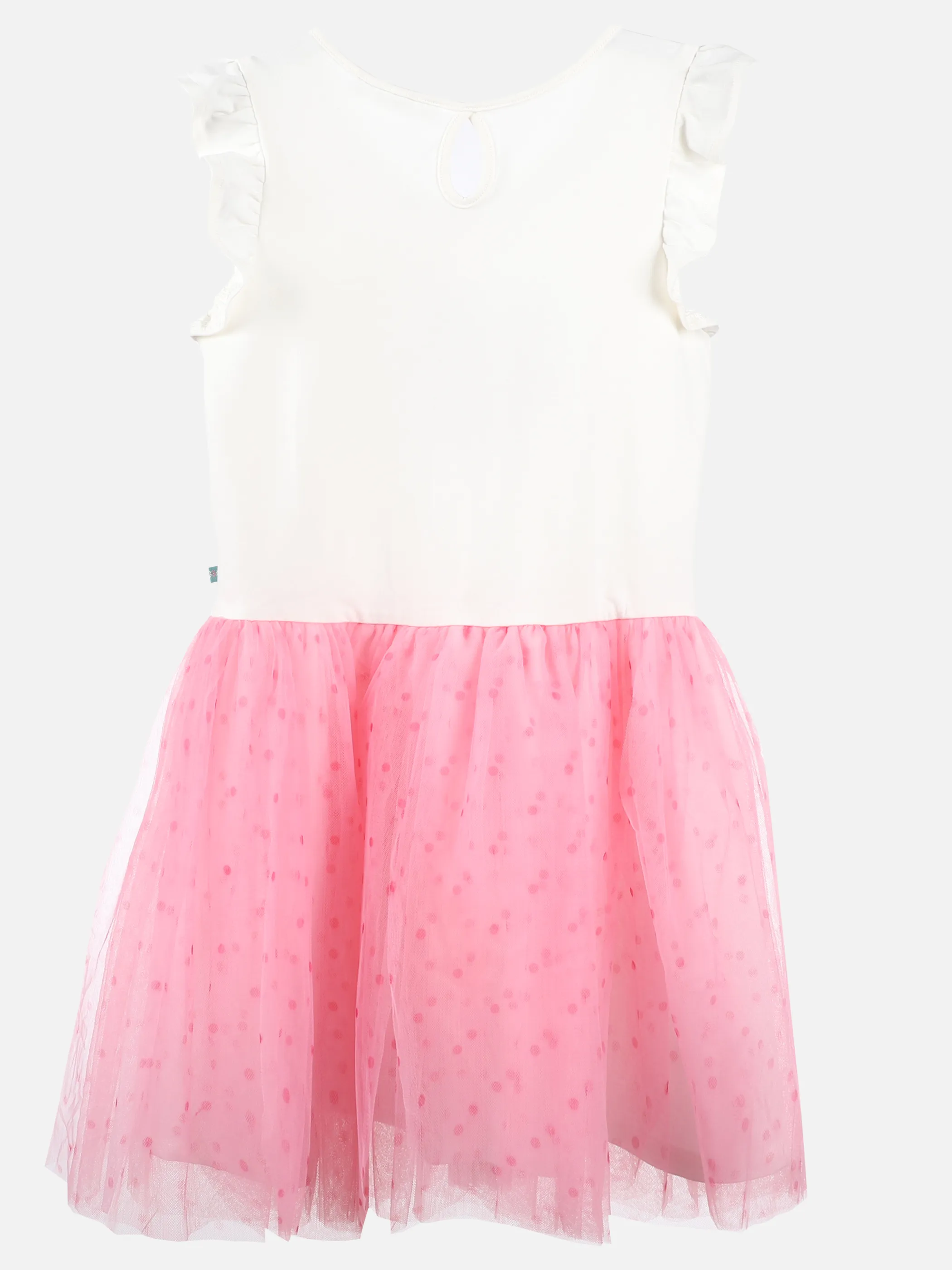 Mädchen Tüllkleid mit Glitzerprint und Wendepailletten