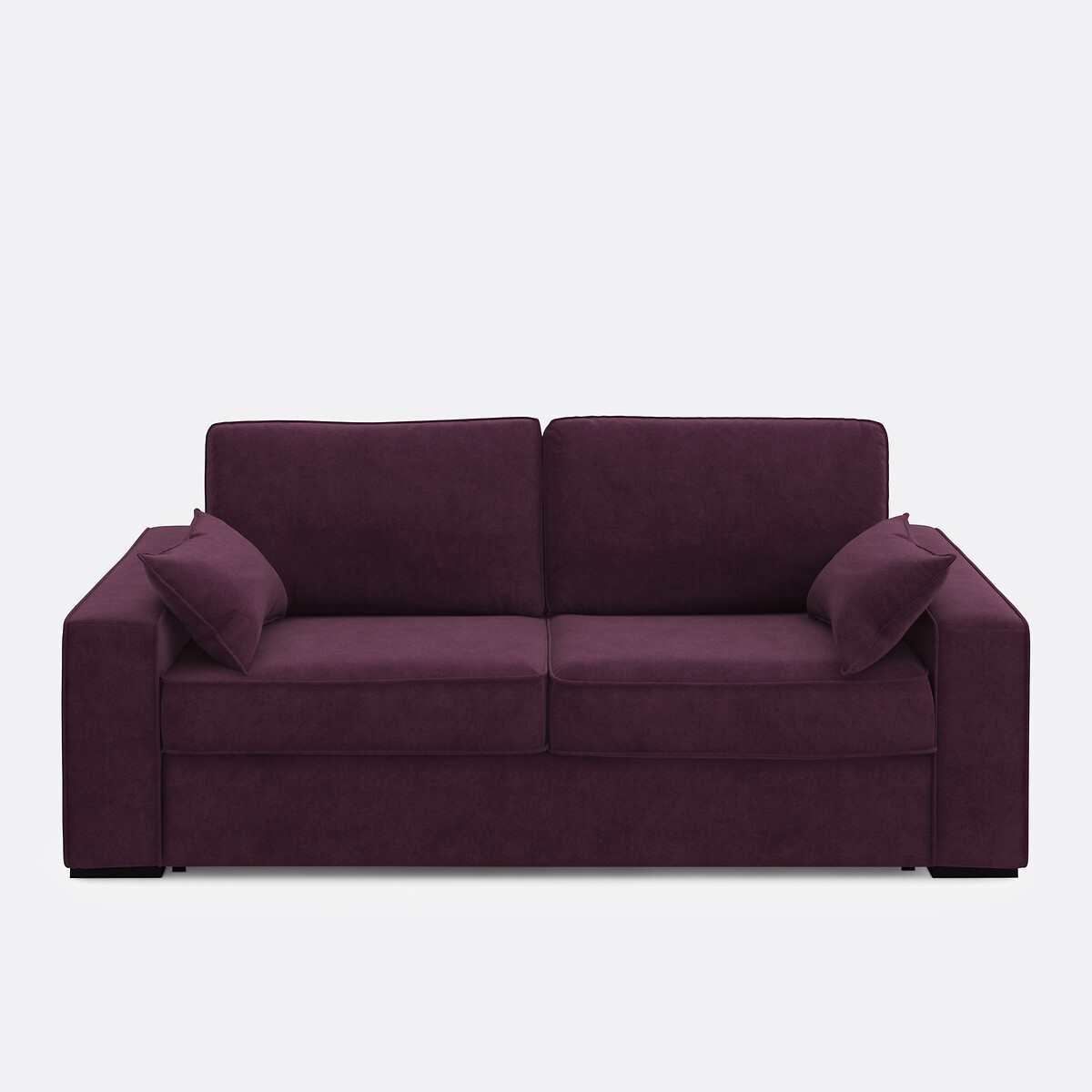 LA REDOUTE INTERIEURS<br>Sofá-cama de veludo, Bultex Cécilia