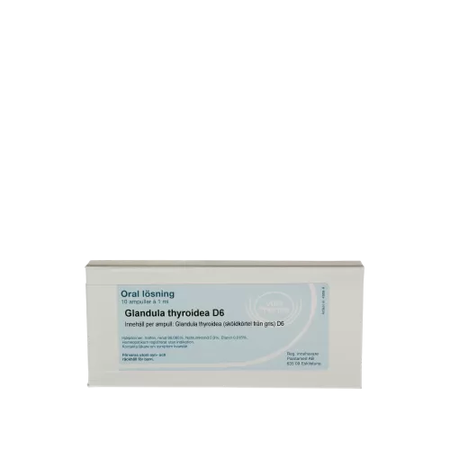 Allergica Glandula thyroidea D6 - 10 x 1 ml