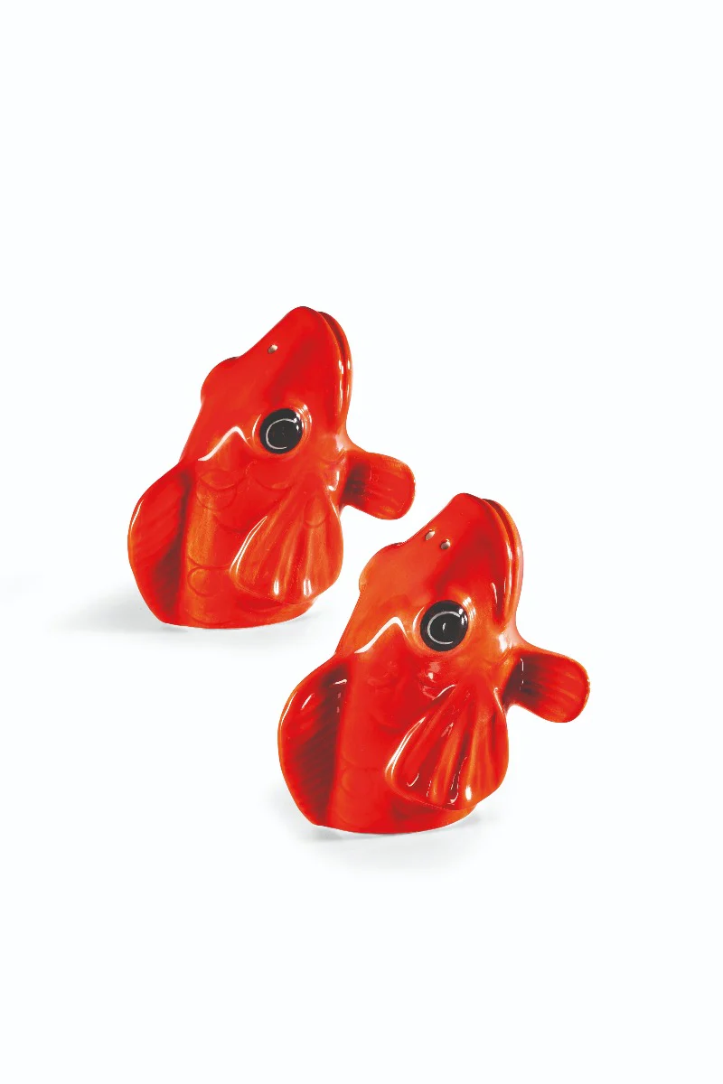 Donkey  Salt- og peber dispenser, fishes for dishes - rød