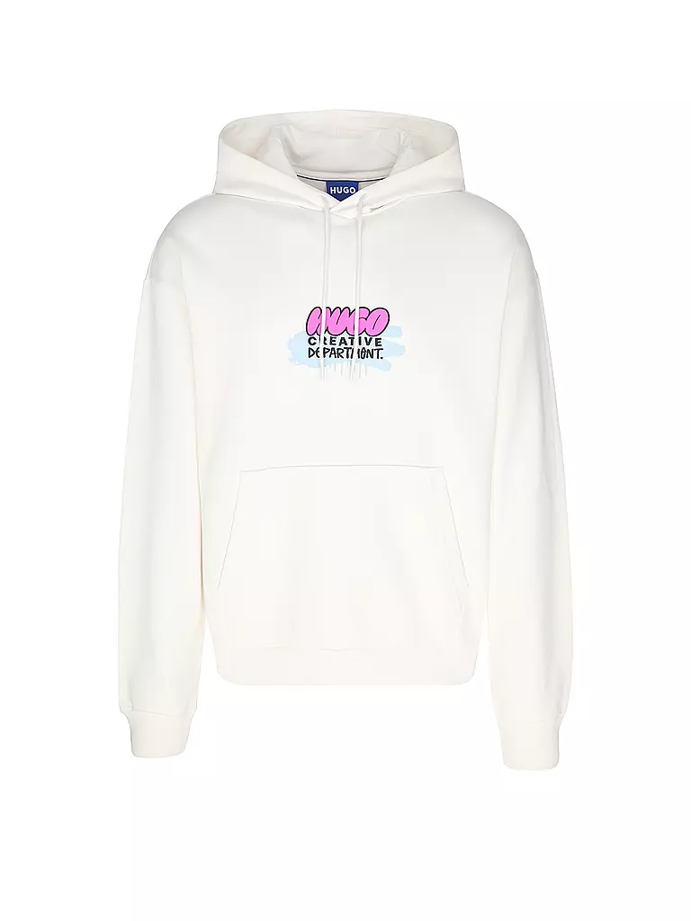 HUGO Kapuzensweater - Hoodie NUGOBINO weiss