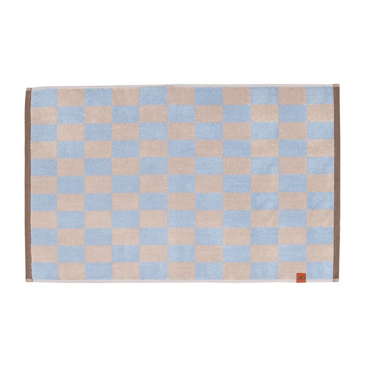 Mette Ditmer - Retro  Badematte, 50 x 80 cm, hellblau
