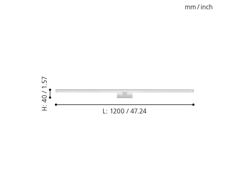 EGLO PANDELLA 1 VÆG L1200 13,5W 1750LM 4000K IP44 HVID
