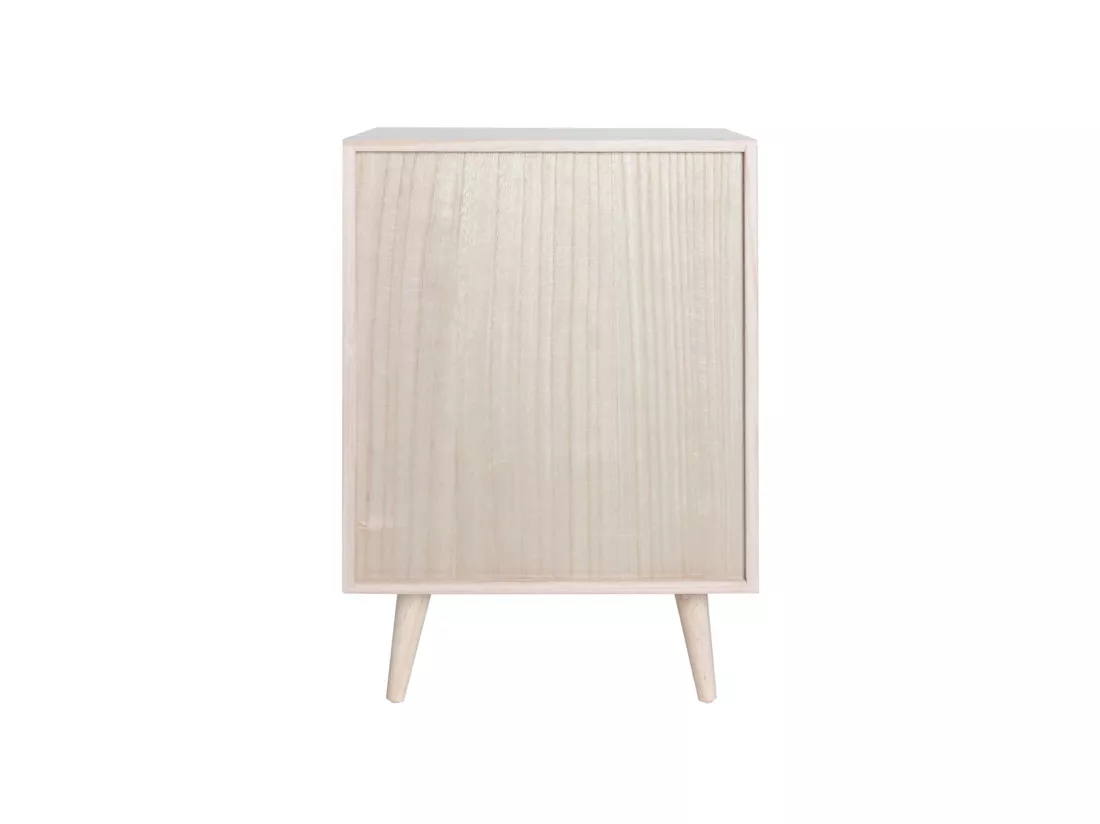 Meuble Commode Polyvalent en Bois Clair avec 5 Tiroirs
