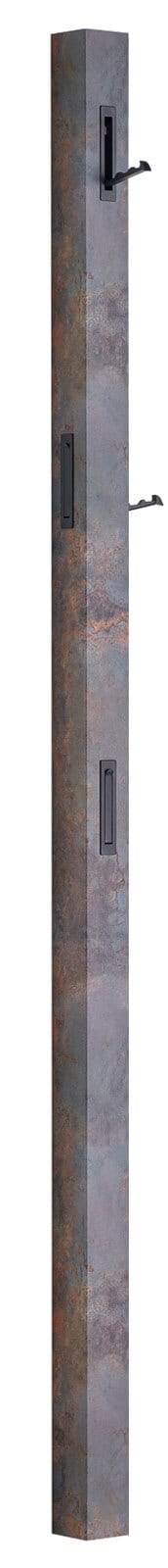 Garderobenpaneel Johanna 7x185x7 cm Rostfarbig antik