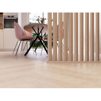 Roomdivider spijlen MDF natuur eiken 4 stuks